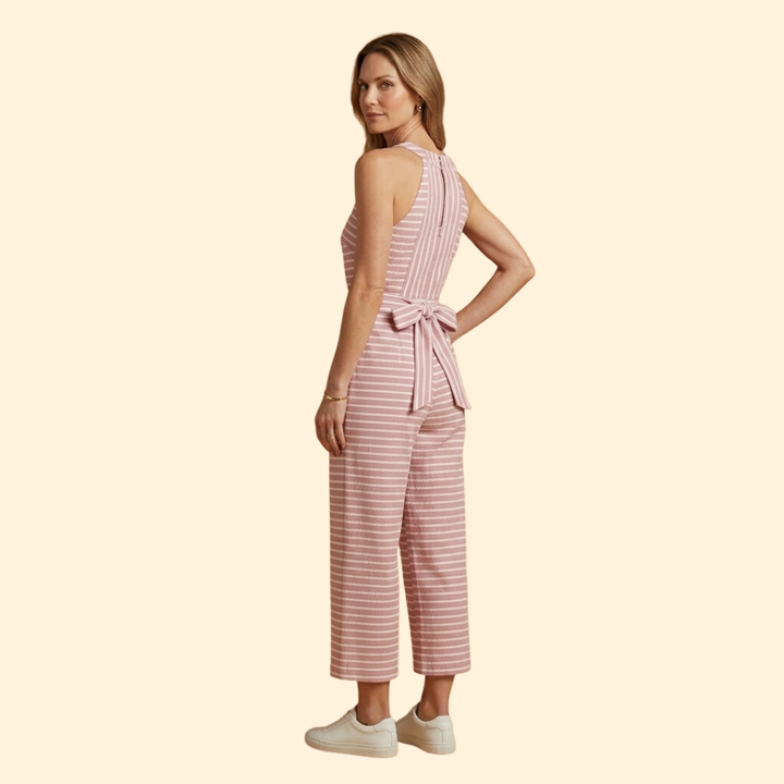 Women's Chic Striped Jumpsuit