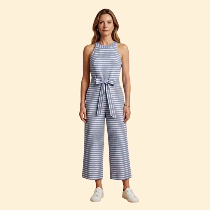 Women's Chic Striped Jumpsuit