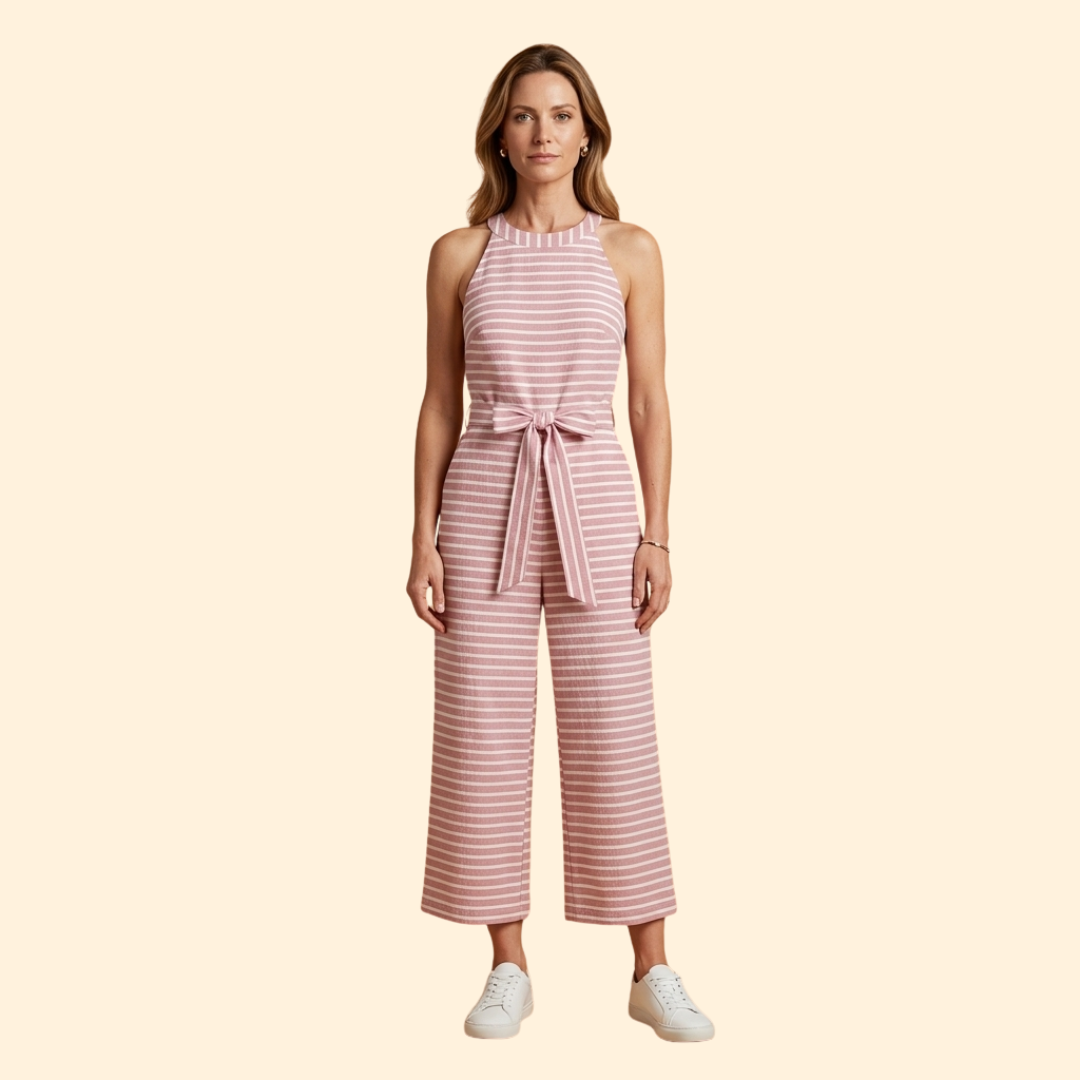 Women's Chic Striped Jumpsuit