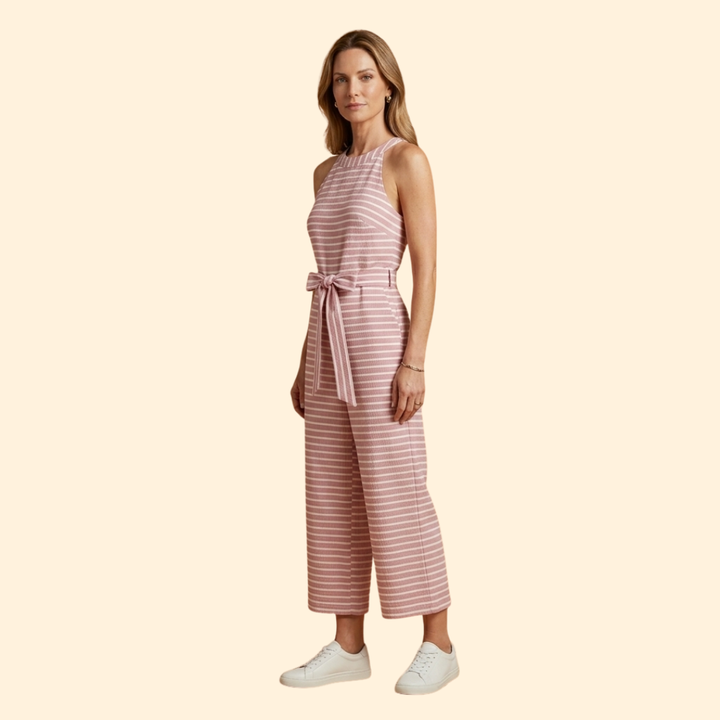 Women's Chic Striped Jumpsuit