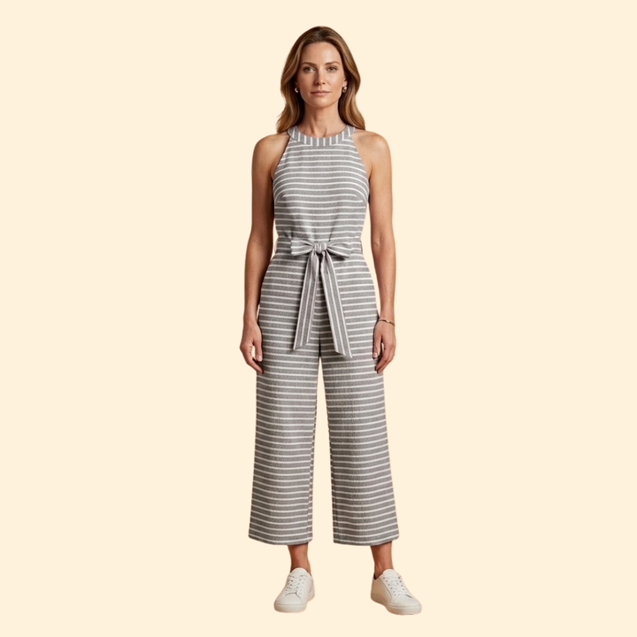 Women's Chic Striped Jumpsuit