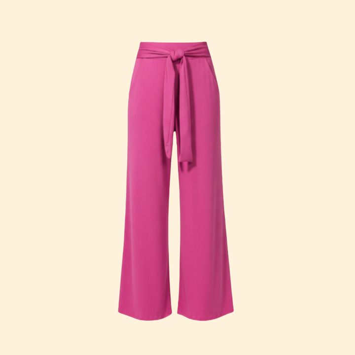 Women's Chic Tie-Waist Trousers