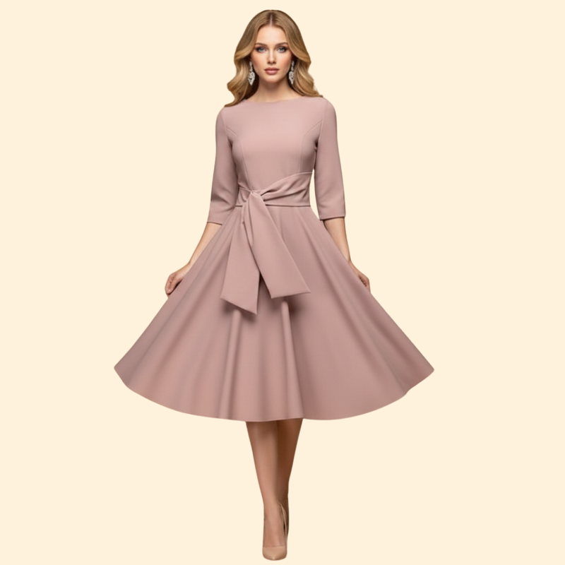 Women’s Chic Tie Waist Dress