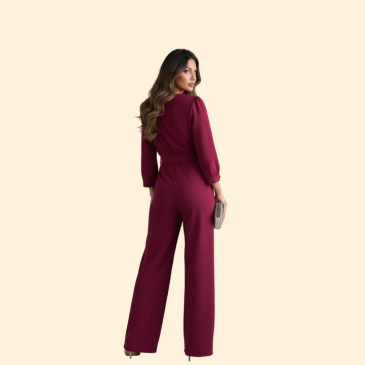 Women’s Chic Tie Waist Jumpsuit