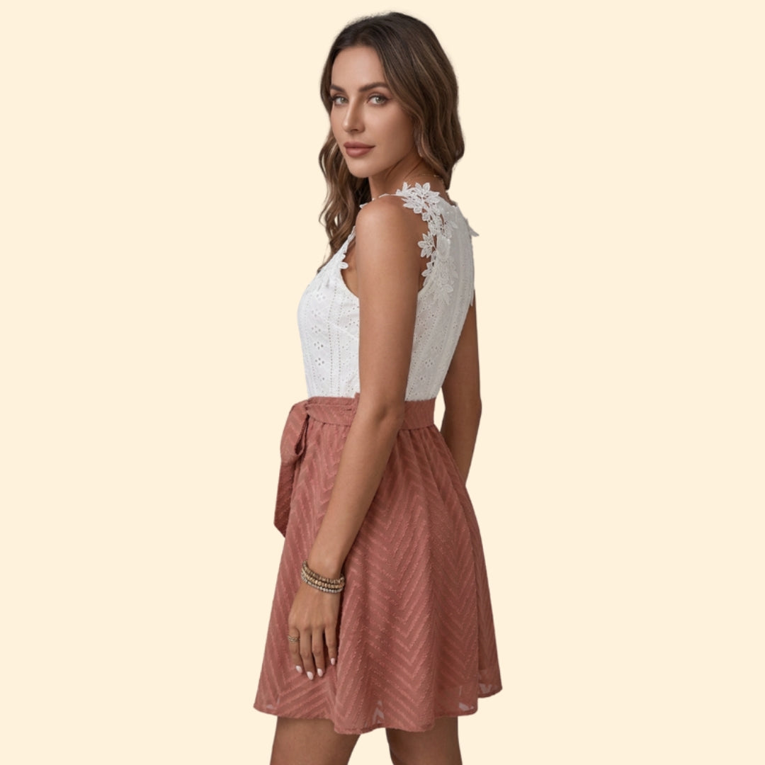 Women's Chic Tie Waist Women's Chic Tie Waist Skirt