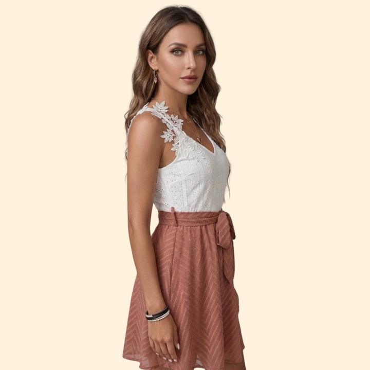 Women's Chic Tie Waist Women's Chic Tie Waist Skirt