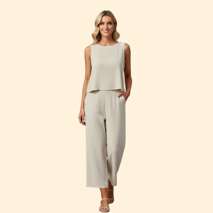 Women's Chic Top and Pants Set