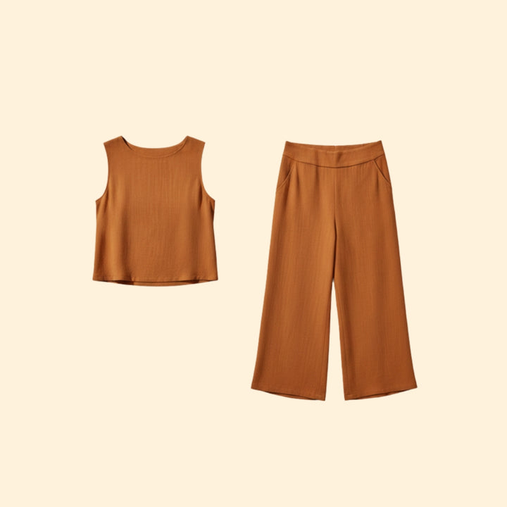 Women's Chic Top and Pants Set