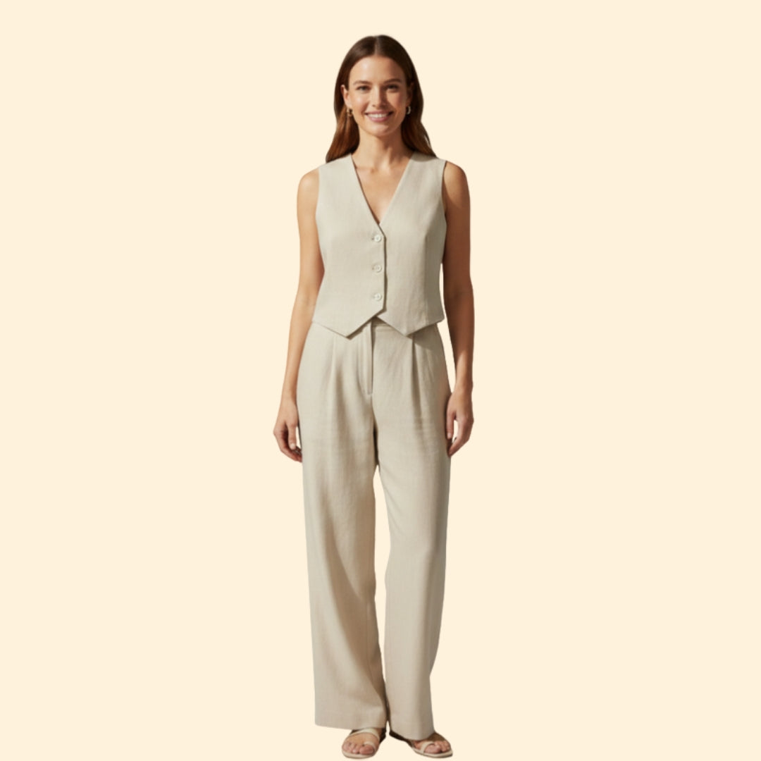 Women’s Chic Vest & Trousers Set