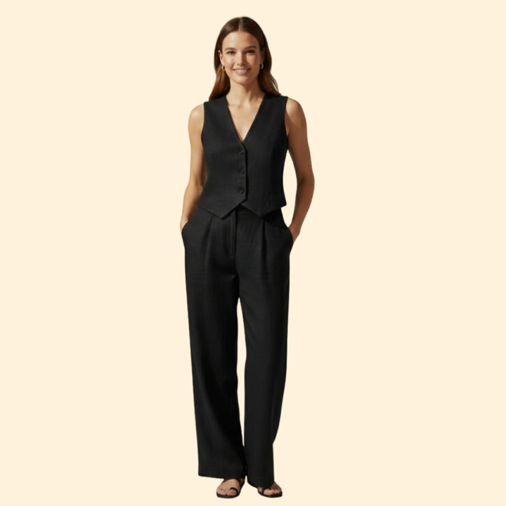 Women’s Chic Vest & Trousers Set