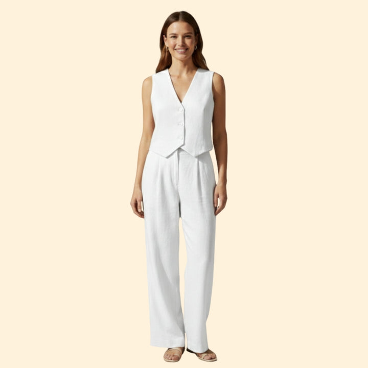Women’s Chic Vest & Trousers Set