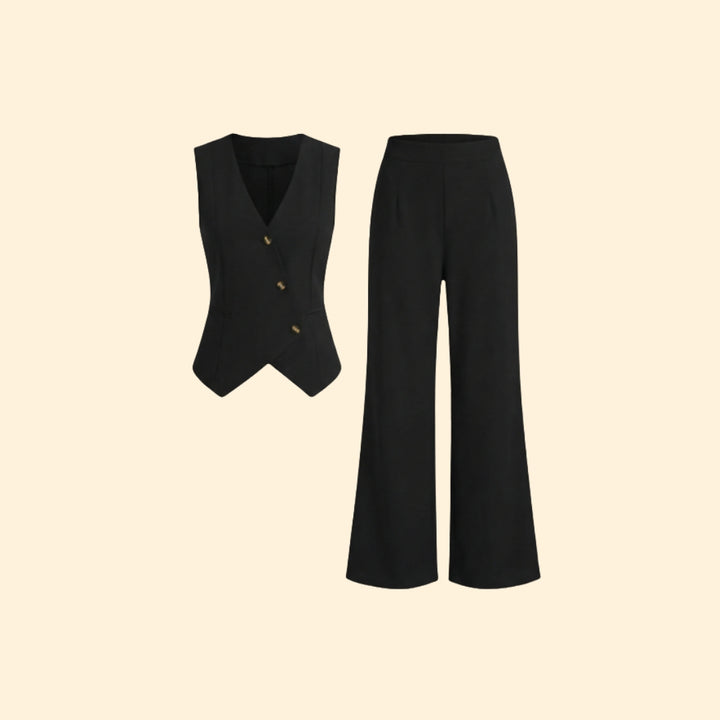 Women's Chic Vest and Pant Set