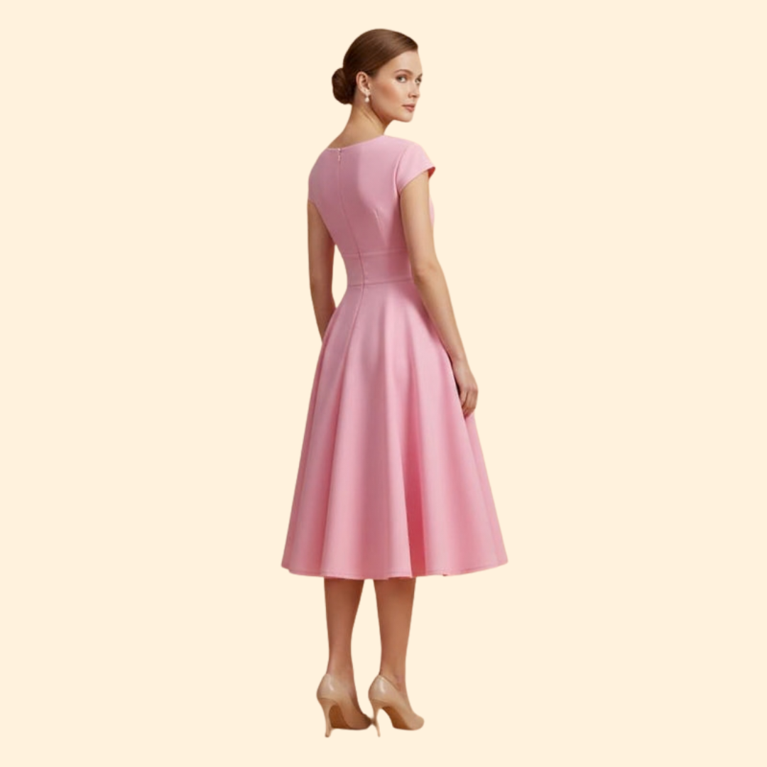 Women’s Chic Waist Cut A-line Dress