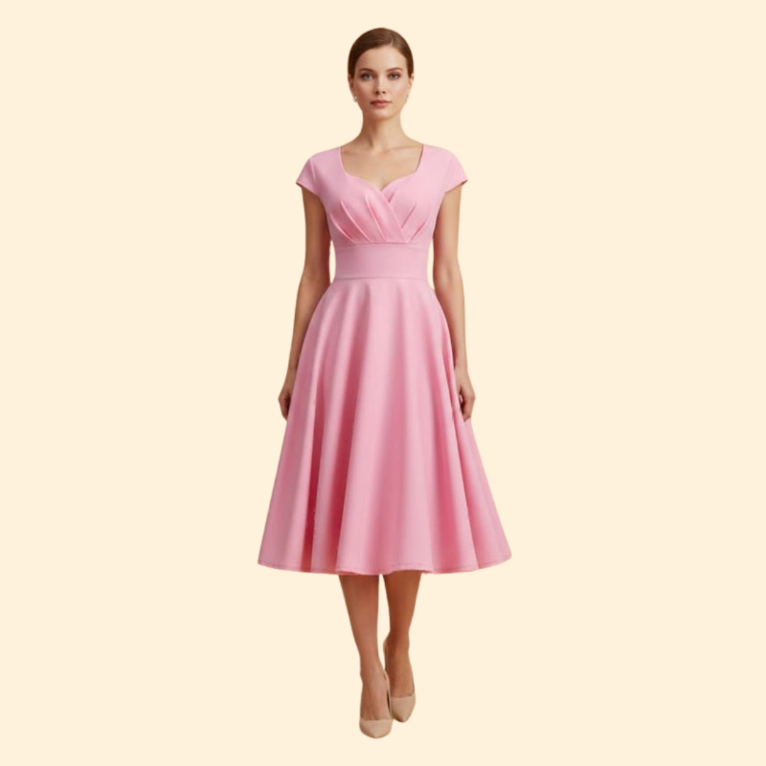 Women’s Chic Waist Cut A-line Dress