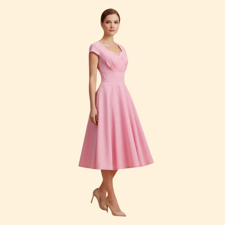 Women’s Chic Waist Cut A-line Dress