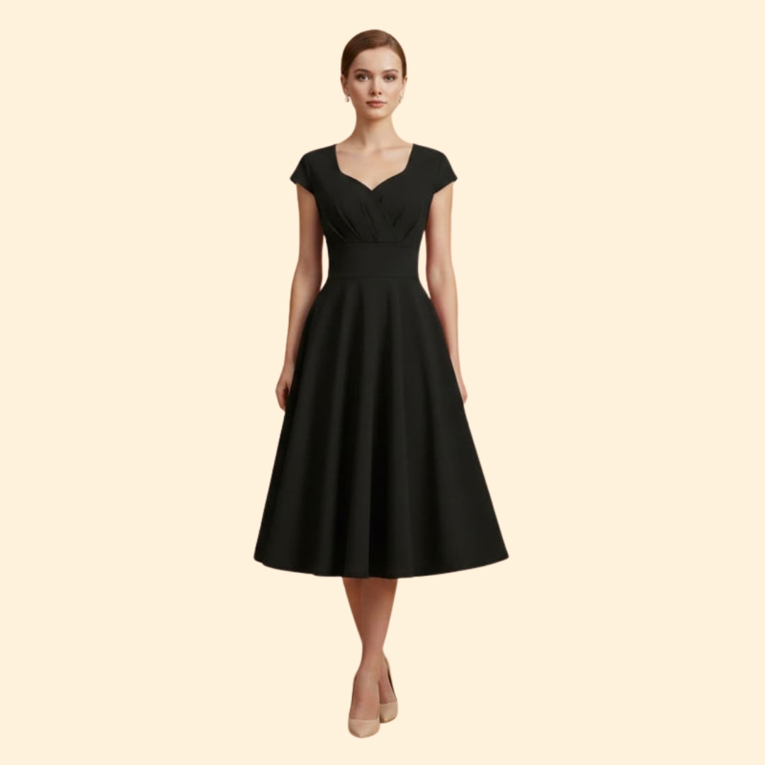 Women’s Chic Waist Cut A-line Dress