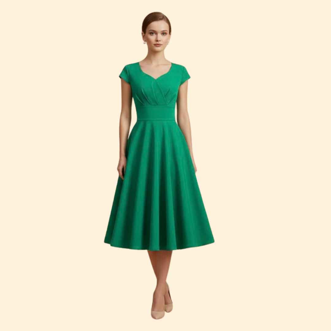 Women’s Chic Waist Cut A-line Dress