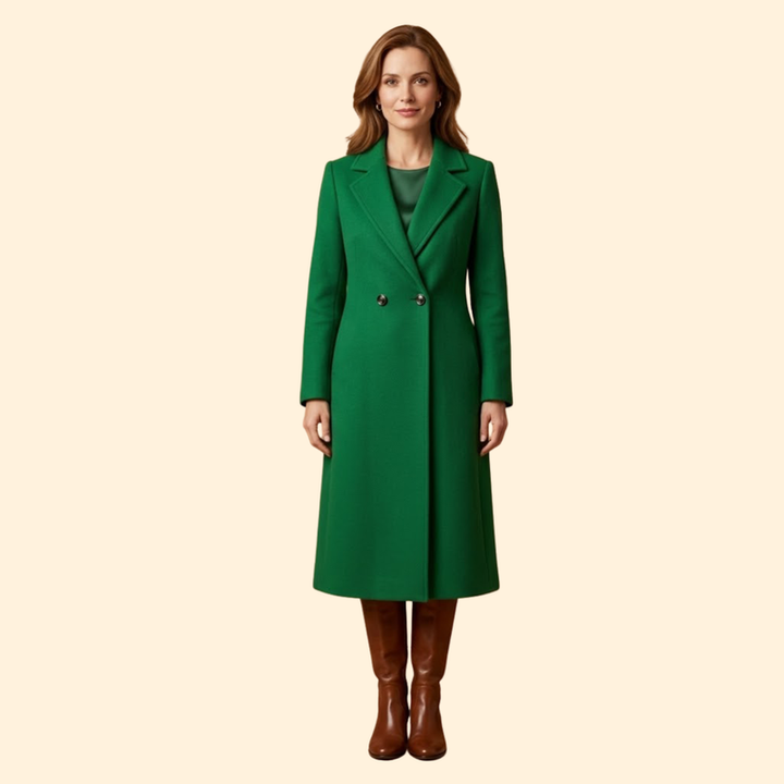 Women’s Classic Belted Long Coat