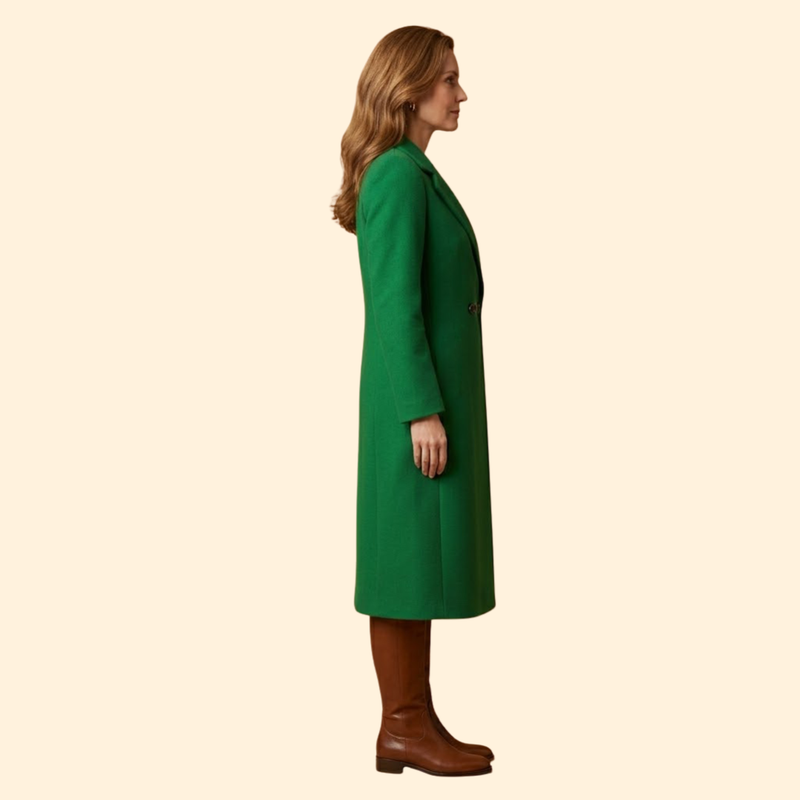 Women’s Classic Belted Long Coat