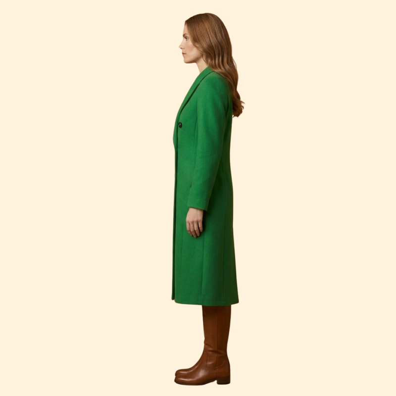 Women’s Classic Belted Long Coat