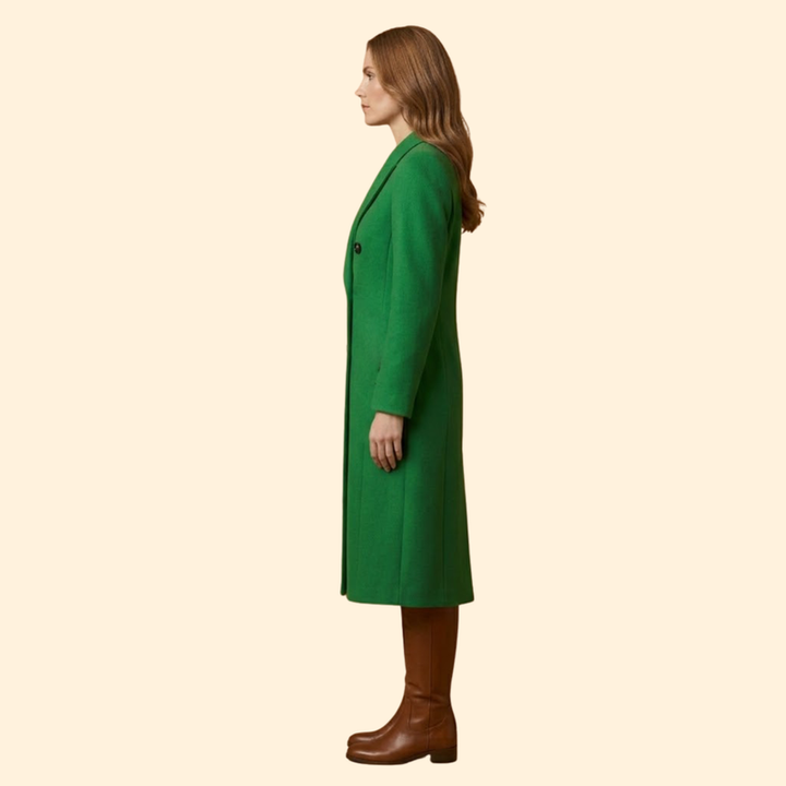 Women’s Classic Belted Long Coat