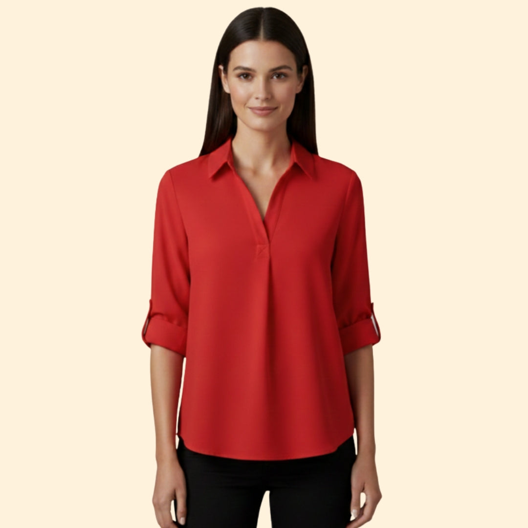 Women's Classic Button-Up Blouse