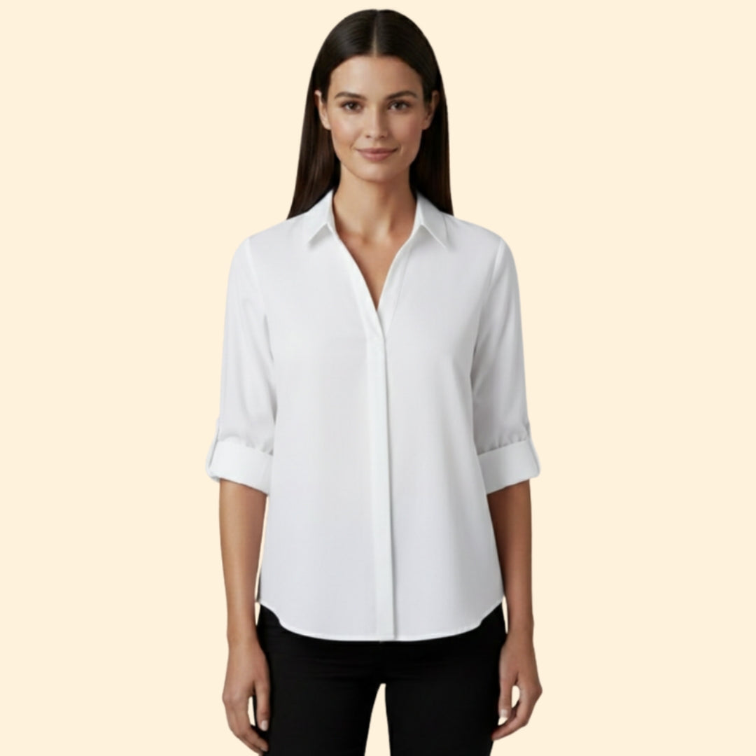 Women's Classic Button-Up Blouse
