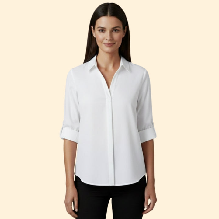 Women's Classic Button-Up Blouse