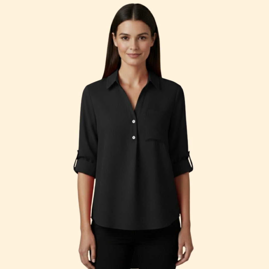 Women's Classic Button-Up Blouse
