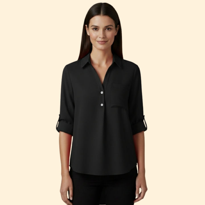 Women's Classic Button-Up Blouse