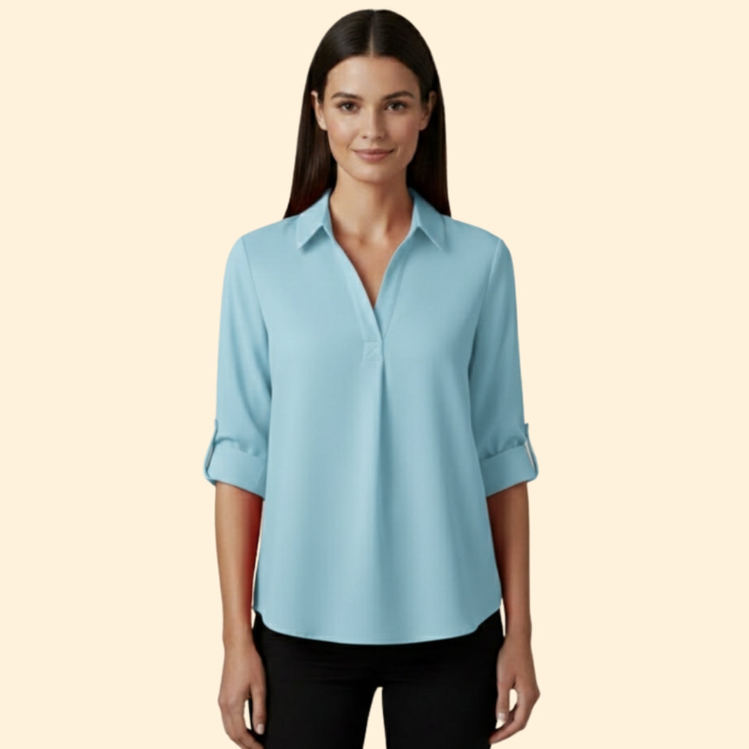 Women's Classic Button-Up Blouse