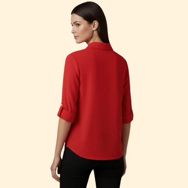 Women's Classic Button-Up Blouse