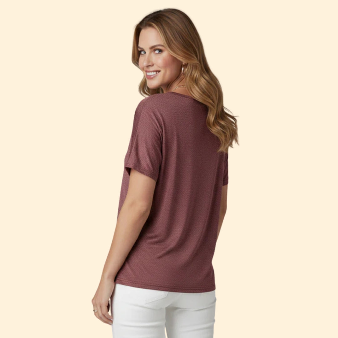 Women's Classic Buttoned T-Shirt