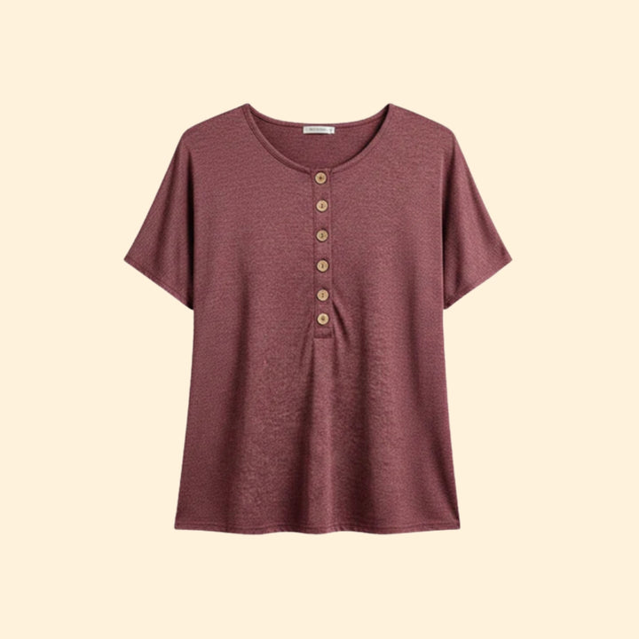 Women's Classic Buttoned T-Shirt