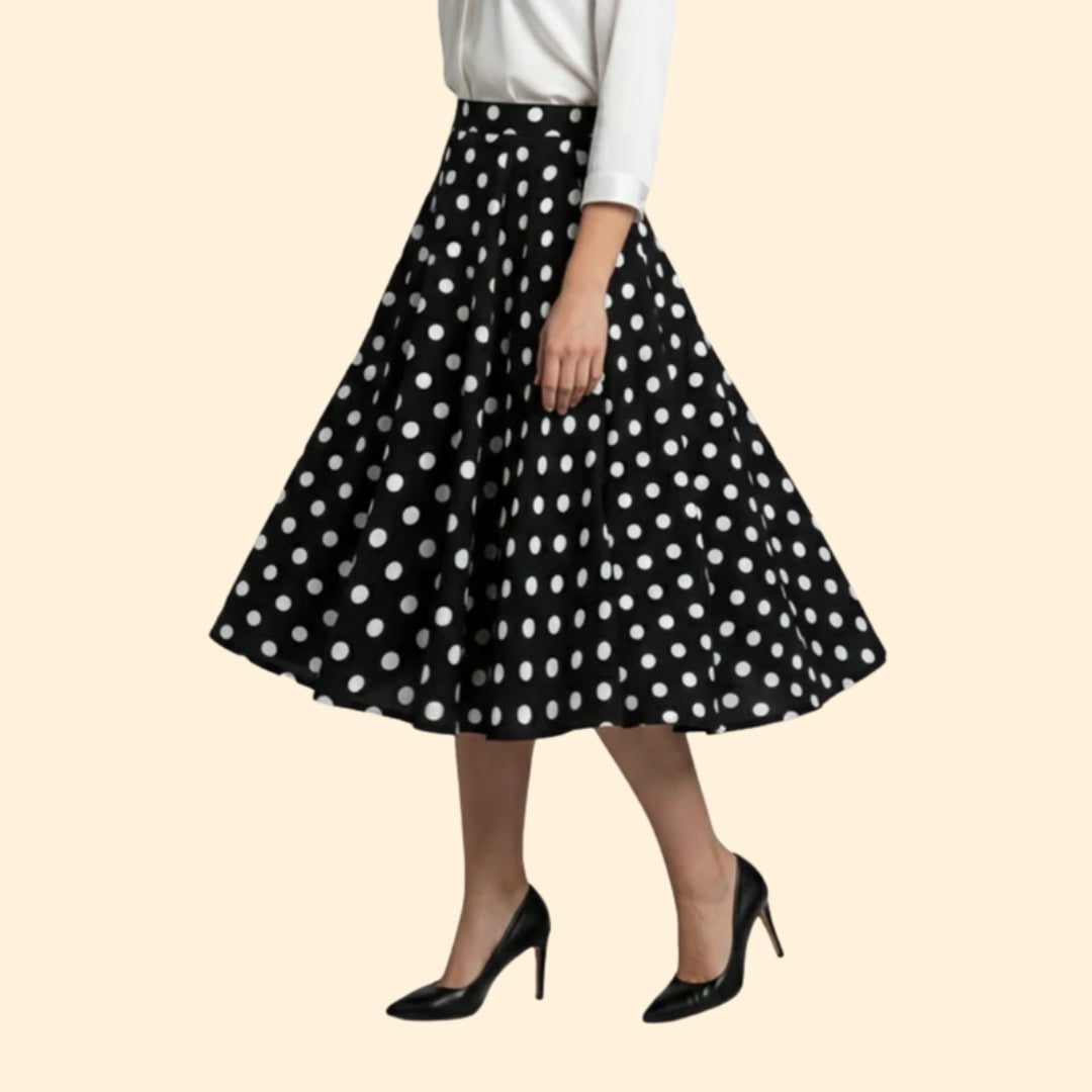 Women's Classic Polka Dot Skirt