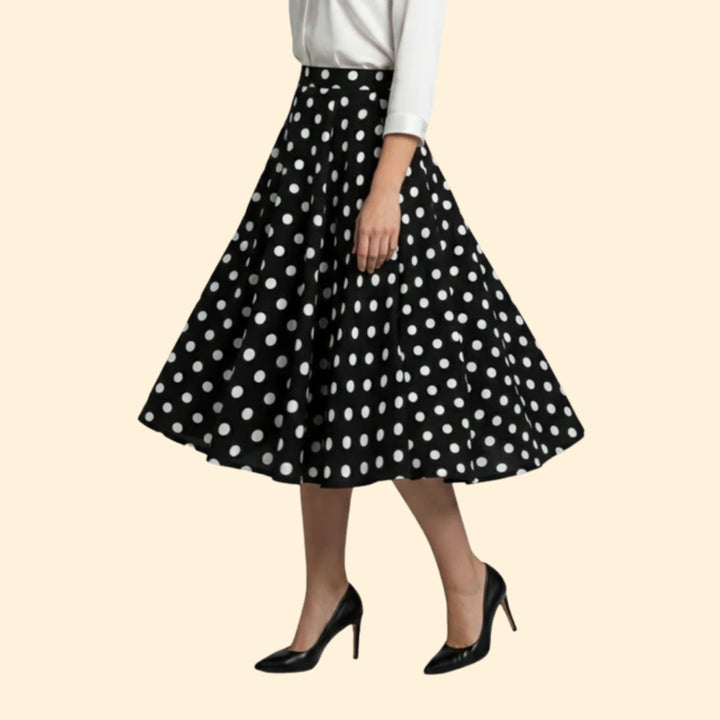 Women's Classic Polka Dot Skirt