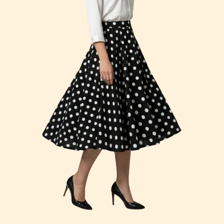 Women's Classic Polka Dot Skirt