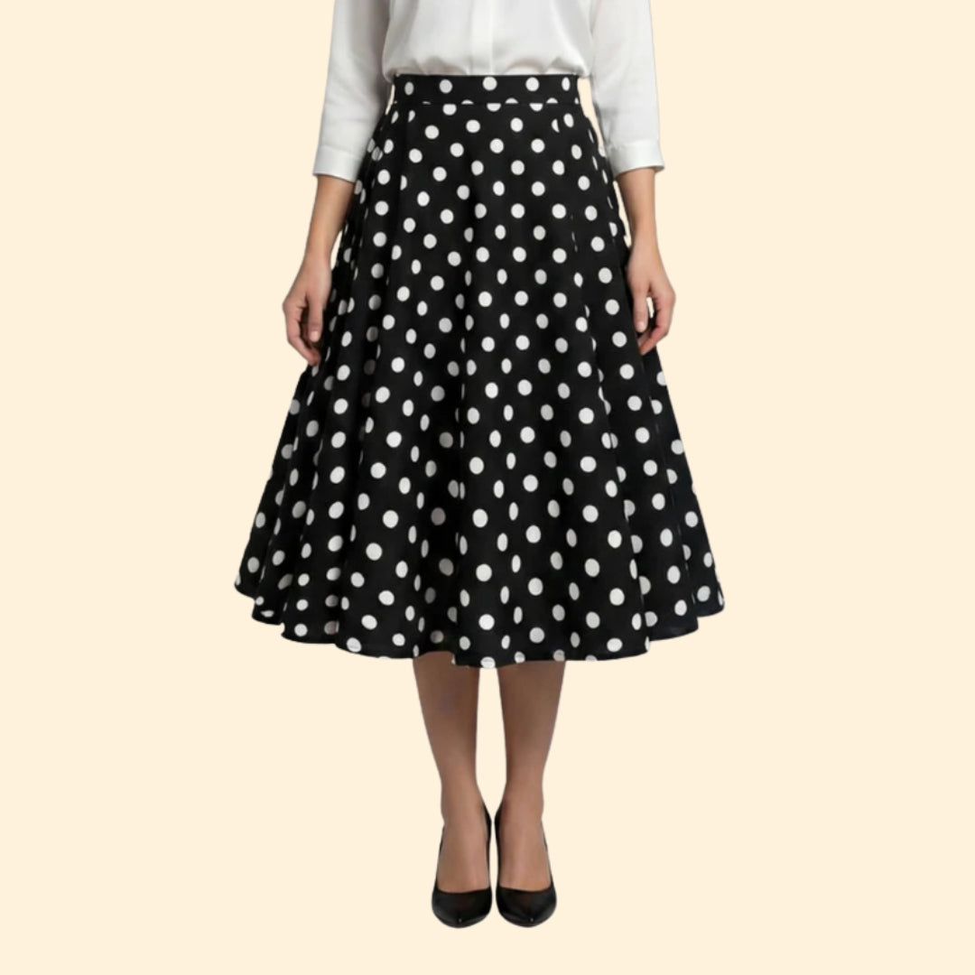 Women's Classic Polka Dot Skirt