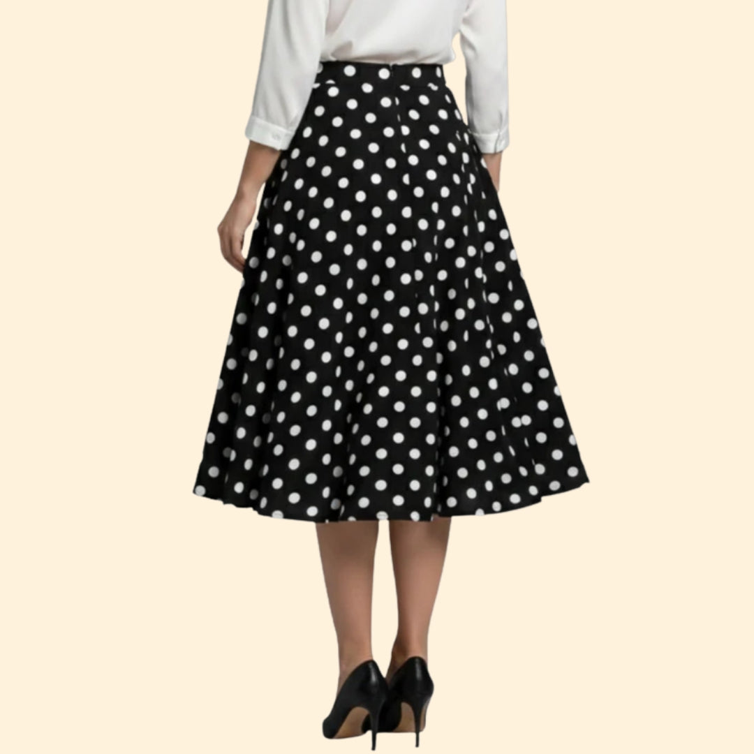 Women's Classic Polka Dot Skirt