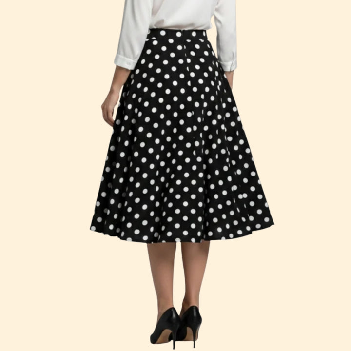 Women's Classic Polka Dot Skirt