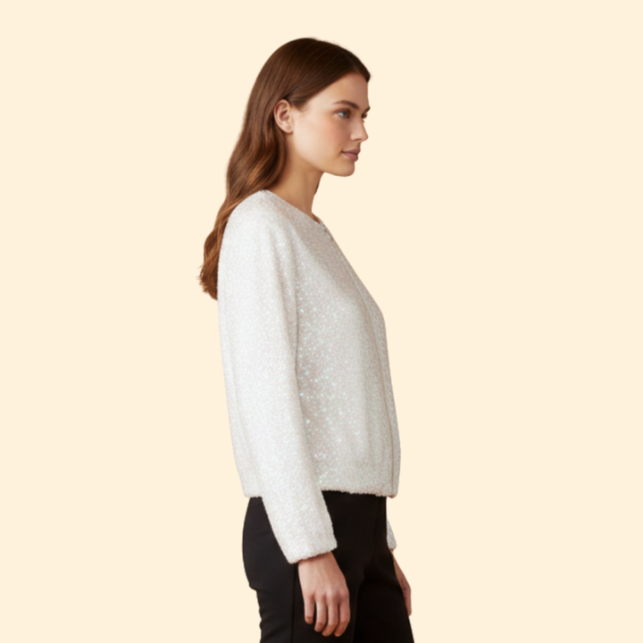 Women’s Classic Sequin Bomber Jacket