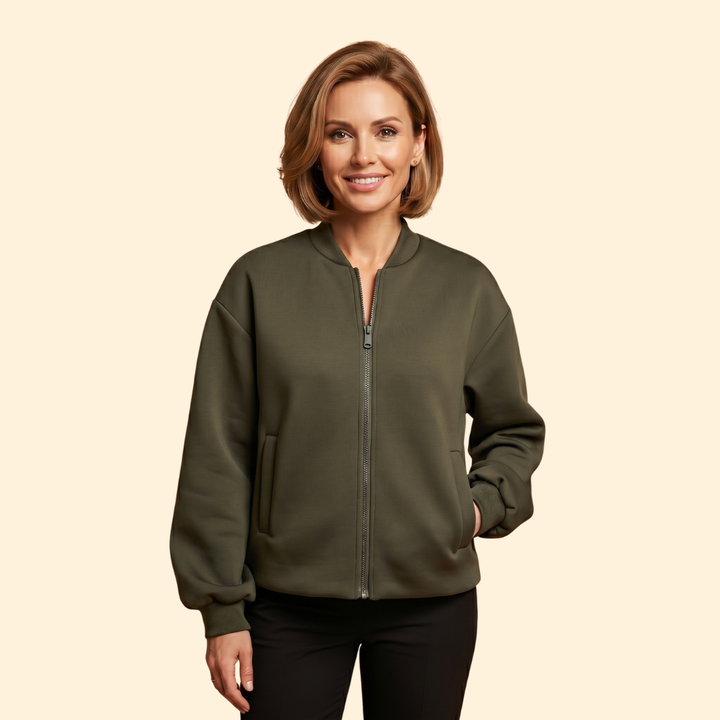 Women’s Classic Zip Bomber Jacket