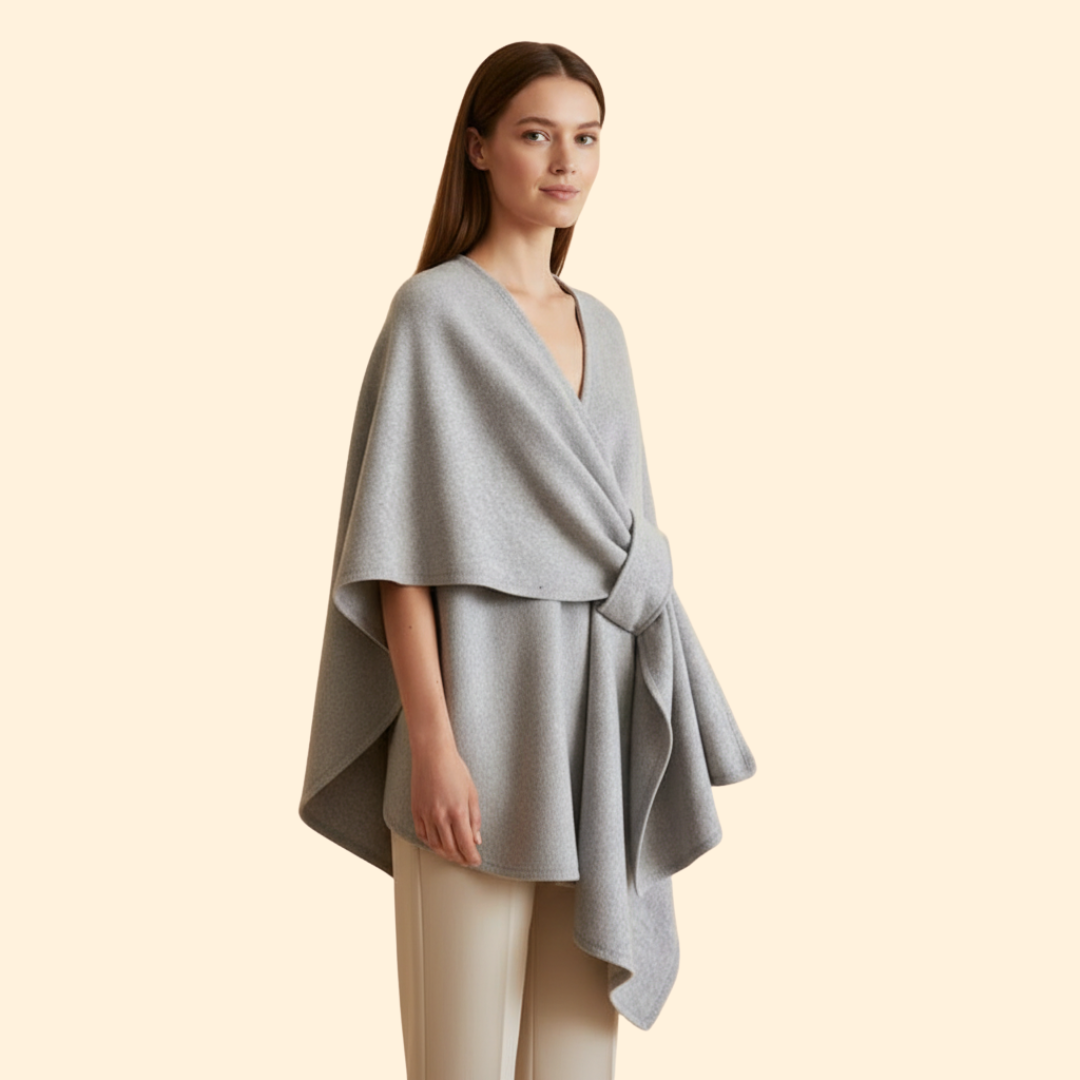 Women’s Coat with Flowing Silhouette