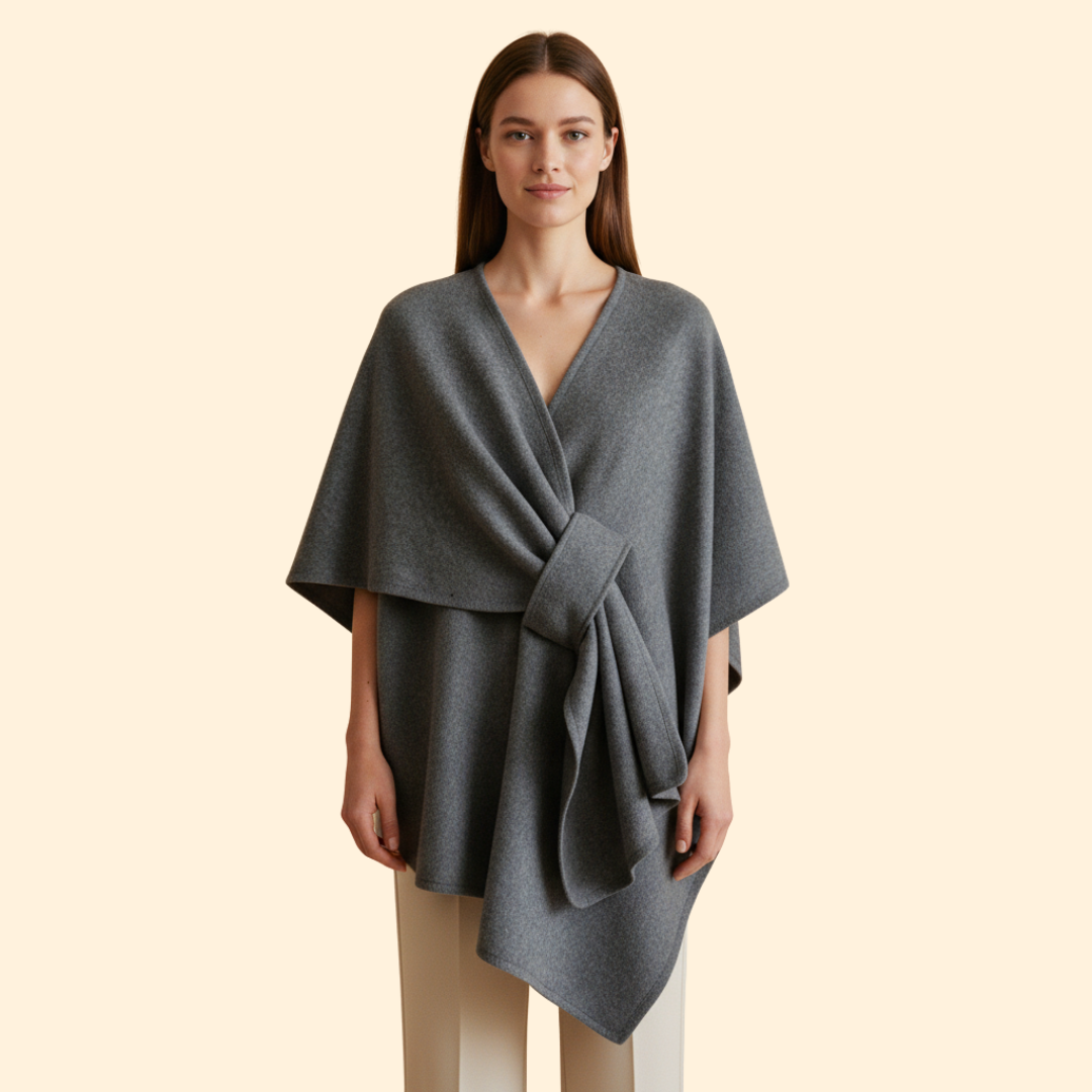 Women’s Coat with Flowing Silhouette