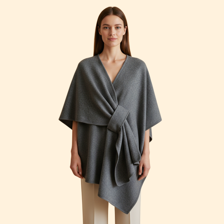 Women’s Coat with Flowing Silhouette
