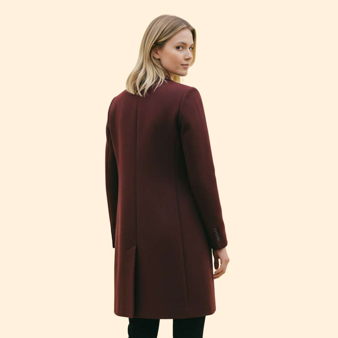 Women’s Coat with Streamlined Design