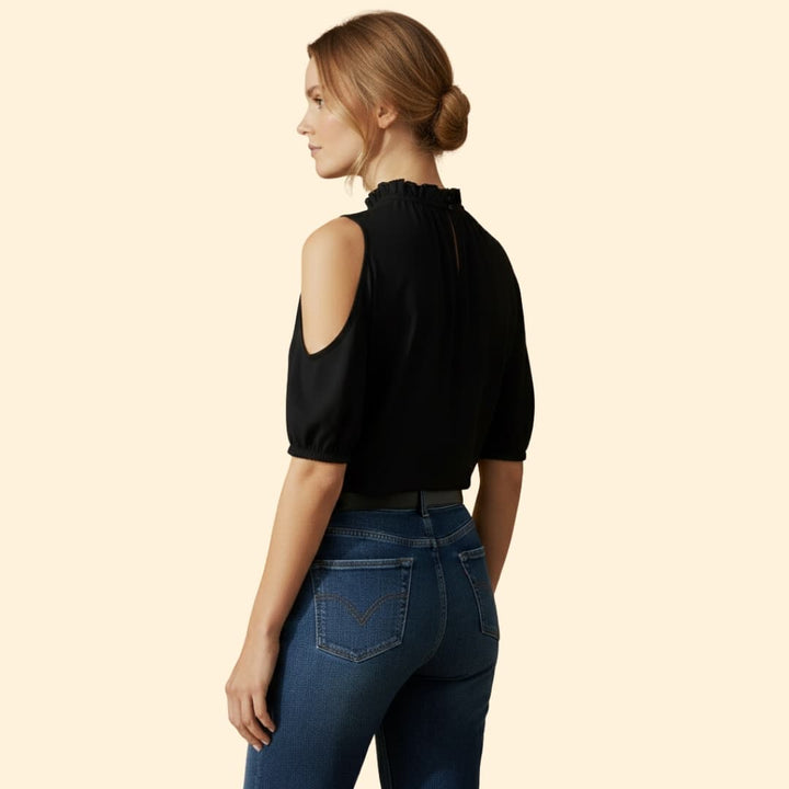Women's Cold-Shoulder Top