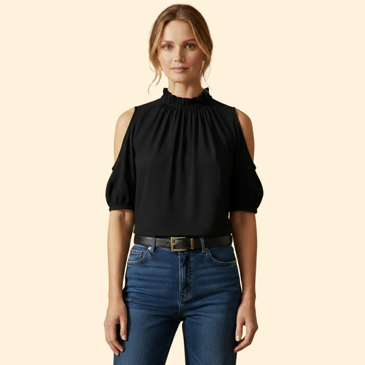 Women's Cold-Shoulder Top
