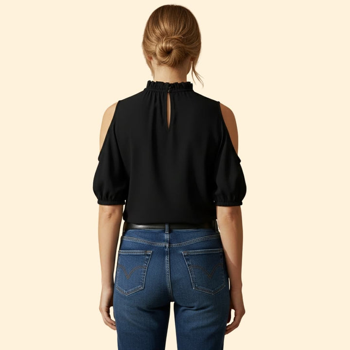 Women's Cold-Shoulder Top