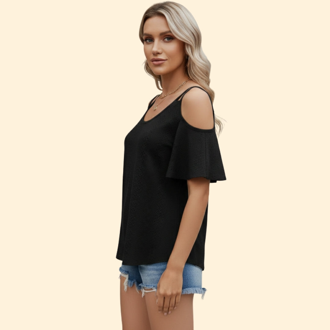 Women's Cold Shoulder Blouse